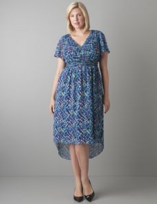 High low chiffon dress by Lane Bryant