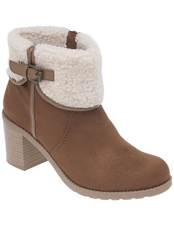 Shearling ankle boot by Lane Bryant