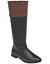 Colorblock riding boot by Lane Bryant