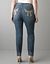 Leather accent skinny jean by Seven7