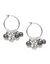Cluster bead mini hoop earrings by Lane Bryant