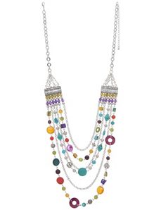 Nested bead necklace by Lane Bryant