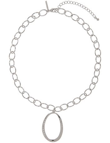 Rhinestone pendant necklace by Lane Bryant