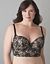 Sequin & lace longline bra by Cacique