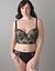 Sequin & lace longline bra by Cacique