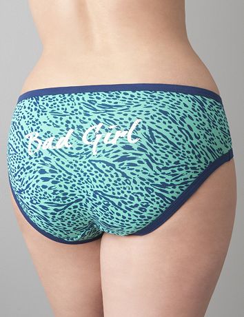Bad Girl cotton hipster panty by Cacique