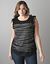 Studded top by Lane Bryant
