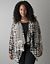 Mixed houndstooth sheer overpiece by Lane Bryant