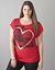 Shirred side city graphic tee by Lane Bryant