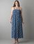 Smocked chiffon maxi dress by Lane Bryant