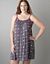 Plus Size Polka Dot Chemise with Satin Piping by Cacique