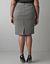 Plus Size Houndstooth Pencil Skirt by Lane Bryant