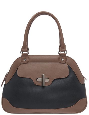 Colorblock tote bag by Lane Bryant