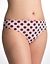 Lace back polka dot tanga panty by Cacique