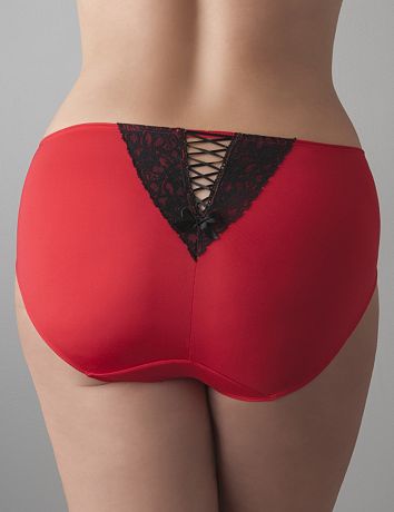Plus Size Lace Up Hipster by Cacique