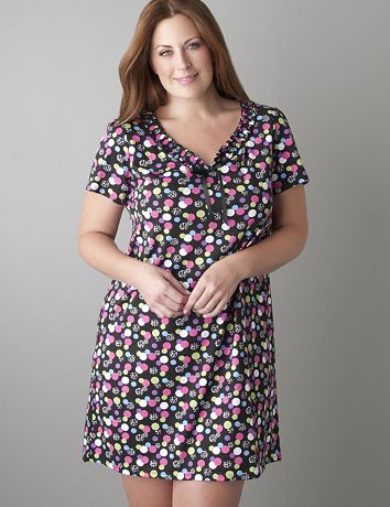Multi dots sleep shirt by Cacique