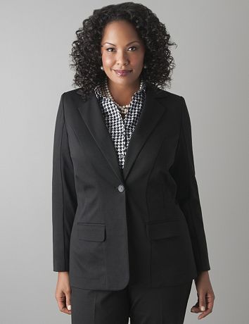 Plus Size Ponte Blazer by Lane Bryant