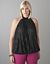 Plus Size Pleated Halter Top by Lane Bryant