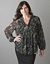 Plus Size Paisley Pintuck Blouse by Lane Bryant