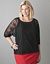 3/4 sleeve lace top by Lane Bryant