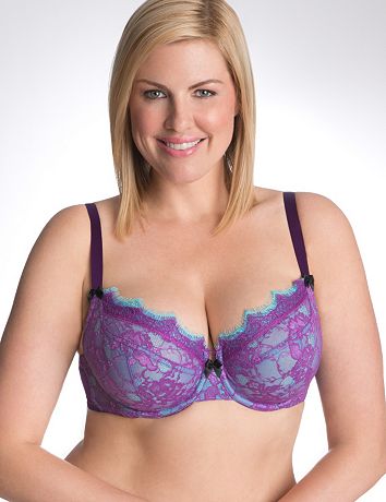 Layered lace French full coverage bra