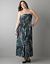 Print chiffon maxi dress by Lane Bryant