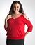 Plus Size Cold Shoulder Top by Lane Bryant
