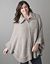 Plus Size Zip Front Poncho by Lane Bryant
