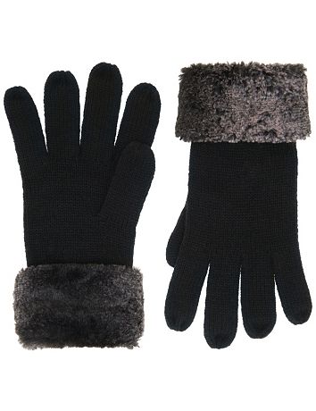 Chinchilla Trim Glove by Lane Bryant