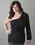 Plus Size One Shoulder Top by Lane Bryant