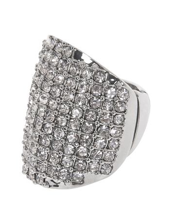 Crystal statement ring by Lane Bryant