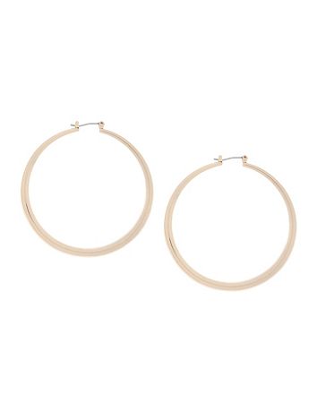 Tubular hoop earrings by Lane Bryant