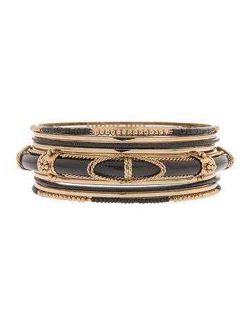 9 row bangle bracelet set by Lane Bryant