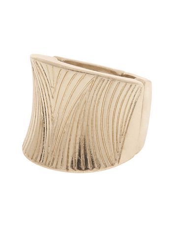 Modern etched stretch ring by Lane Bryant