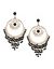 Button chandelier earrings by Lane Bryant