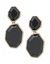 Faceted button stone earrings by Lane Bryant