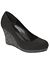 Wide Width Glitter Wedge by Lane Bryant