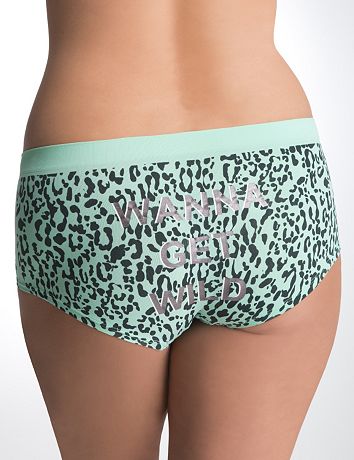 Wild seamless boyshort panty by Cacique