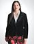 Full Figure Velvet Blazer by Lane Bryant