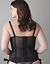 Plus Size Satin and Lace Corset by Cacique
