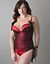 Plus Size Satin and Lace Corset by Cacique