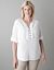 Ruffled chambray shirt by Lane Bryant