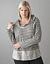 Full Figure Striped Cowl Sweatshirt by Lane Bryant