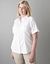 Short sleeve striped shirt by Lane Bryant