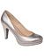 Wide Width Metallic Heels by Lane Bryant