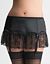 Full Figure Satin Garter Skirt by Cacique