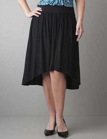 High low knit skirt by Lane Bryant