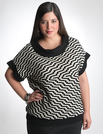 Plus Size wedge sweater by Lane Bryant