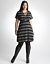 Plus Size Striped Sweater Dress by Lane Bryant