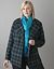 Plus Size Plaid Peacoat by Lane Bryant